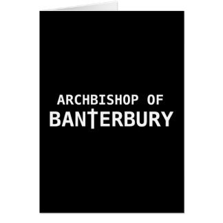 Cartão Arcebispo de Banterbury 2