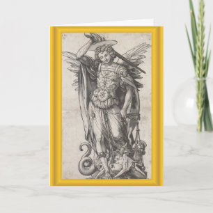 Cartão Archangel Michael greeting card
