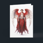 Cartão Archangel Uriel Angel Wisdom Arts Science<br><div class="desc">Este design pode ser personalizado na área fornecida pela alteração da foto e/ou do texto. Ou pode ser personalizado clicando em Personalizar este Modelo e, em seguida, escolhendo o clique para personalizar mais a opção e excluir ou alterar a cor do plano de fundo, adicionar texto, alterar a cor ou...</div>