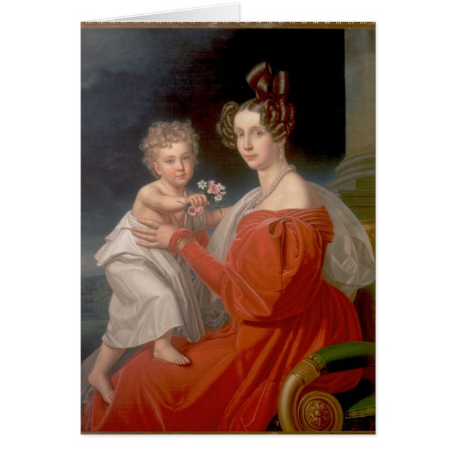 Cartão Archduchess Sophia de Áustria (Frente)