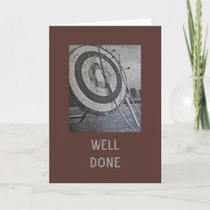 Cartão Archery Equipment Well Done Card