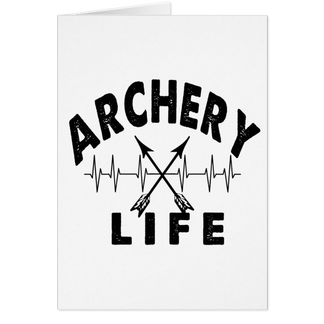 Cartão Archery Life (Frente)