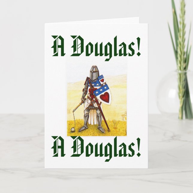 Cartão Archie, A Douglas! A Douglas! Greeting Card (Frente)
