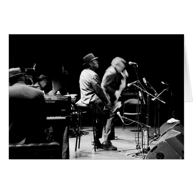 Cartão Archie Shepp Denis Colin 5 Banlieues Bleues 2010 C (Frente Horizontal)