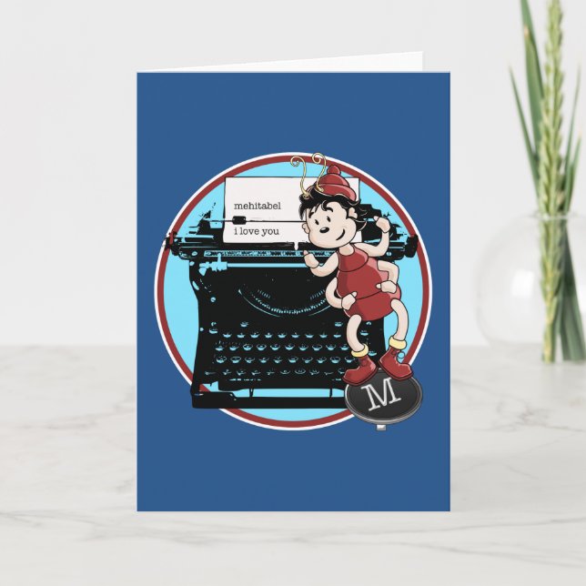 Cartão Archy Loves Mehitabel (Frente)