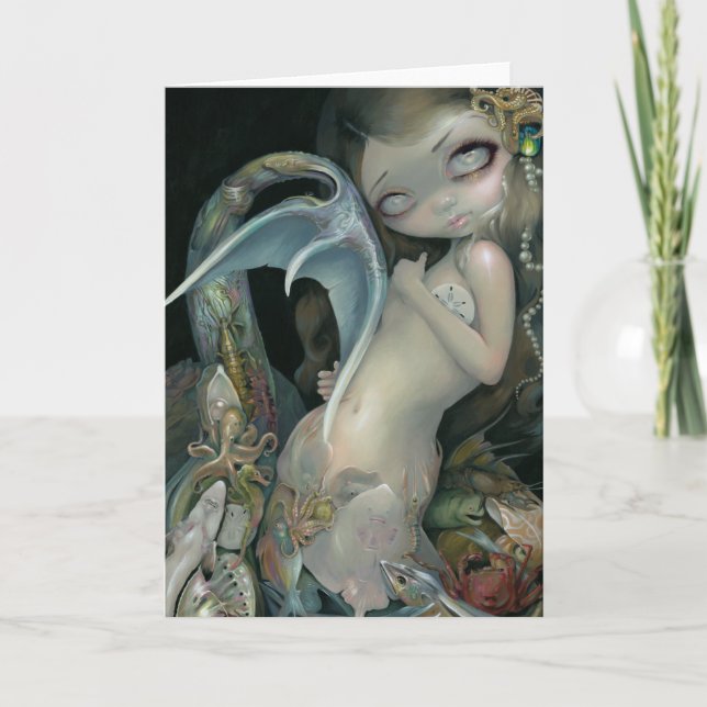 Cartão "Arcimboldo Mermaid" Greeting Card (Frente)