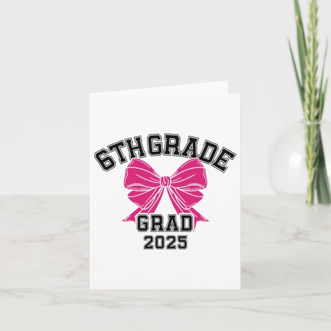 Cartão Arco 6 2025 Formando primário Gr (Frente)