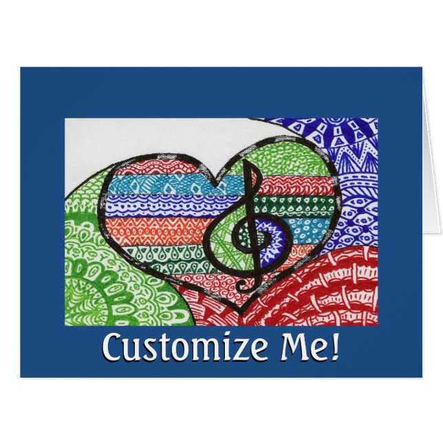 Cartão Arco Colorido do Arco-Íris Muscular Personalizado (Frente horizontal)