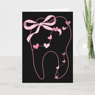 Cartão Arco Coquete Molar Dentista Higienista Dental Vale