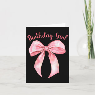 Cartão Arco Coquette Birthday Girls Aestética Girly Birth