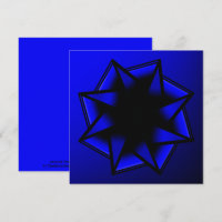 Arco Estrela de Gradação Azul Bluesy