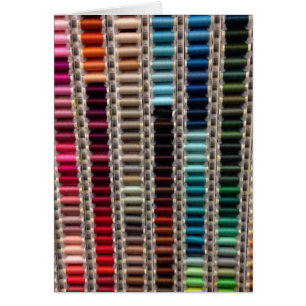 Cartão Arco-Íris Cotovelo Costurando Moda Design