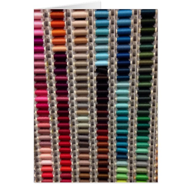 Cartão Arco-Íris Cotovelo Costurando Moda Design (Frente)