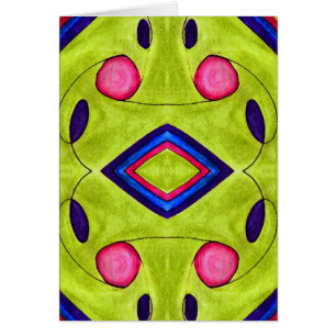 Cartão Arco-íris da sopa de ervilha