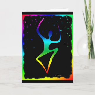 Cartão arco-íris Dancer 3