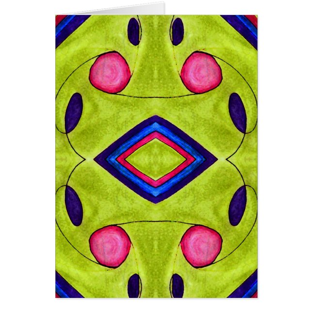 Cartão Arco-Íris De Sopa De Ervilha (Frente)