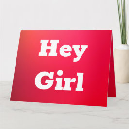 Cartão Arco-Íris Rosa E Vermelho Estimulando