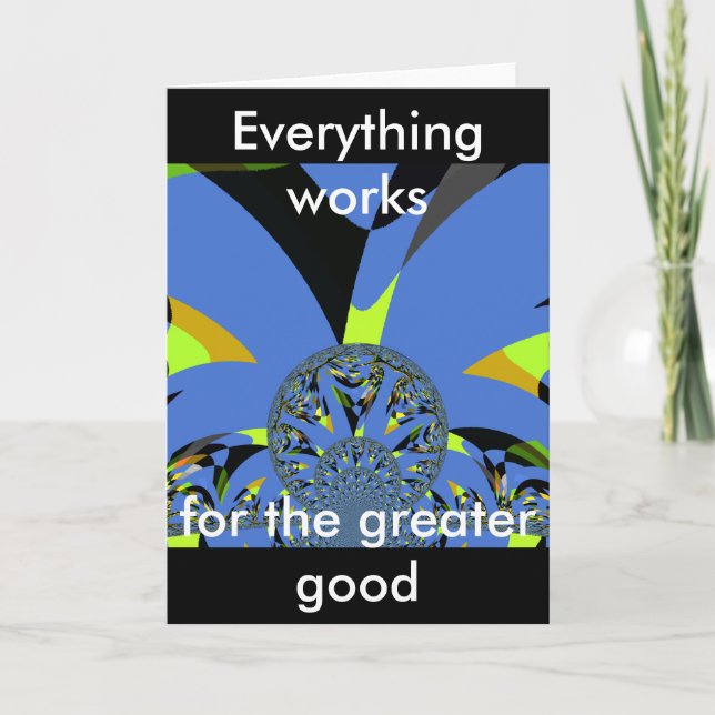 Cartão Arcos legal com Esferas Fractais Design de Arte (Frente)