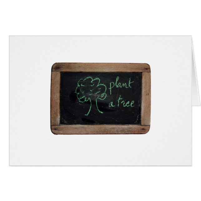 Cartão Ardoise #12 - Plante uma árvore (Frente Horizontal)