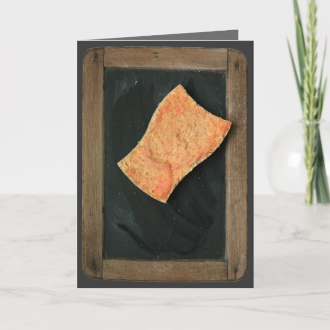 Cartão Ardoise Passer l'éponge Deixe que o bygona seja ig (Frente)