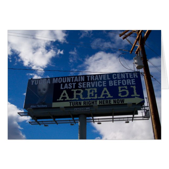 Cartão Área 51 (Frente Horizontal)