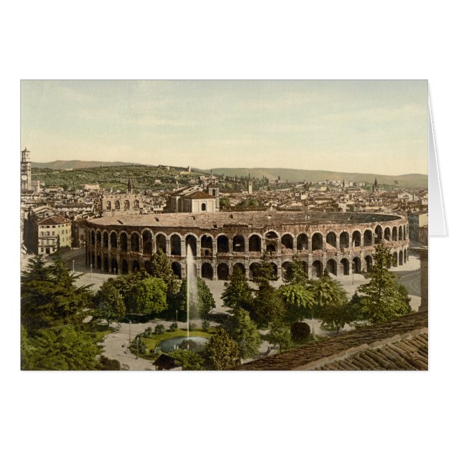 Cartão Arena, Verona, Itália (Frente Horizontal)