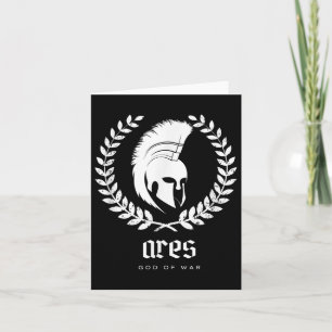 Cartão Ares Deus Da Guerra, Fantasia De Mitologia Grega