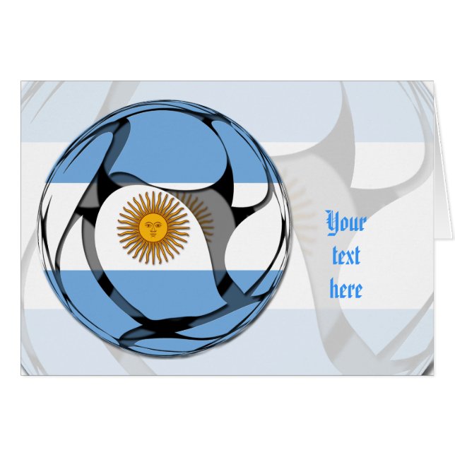 Cartão Argentina #1 (Frente Horizontal)