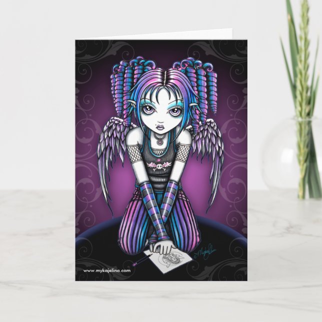 Cartão Ariel Emo Angel Card (Frente)