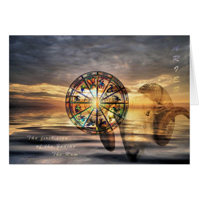 Cartão aries (Frente Horizontal)