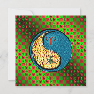 Cartão Áries & Água Caprino