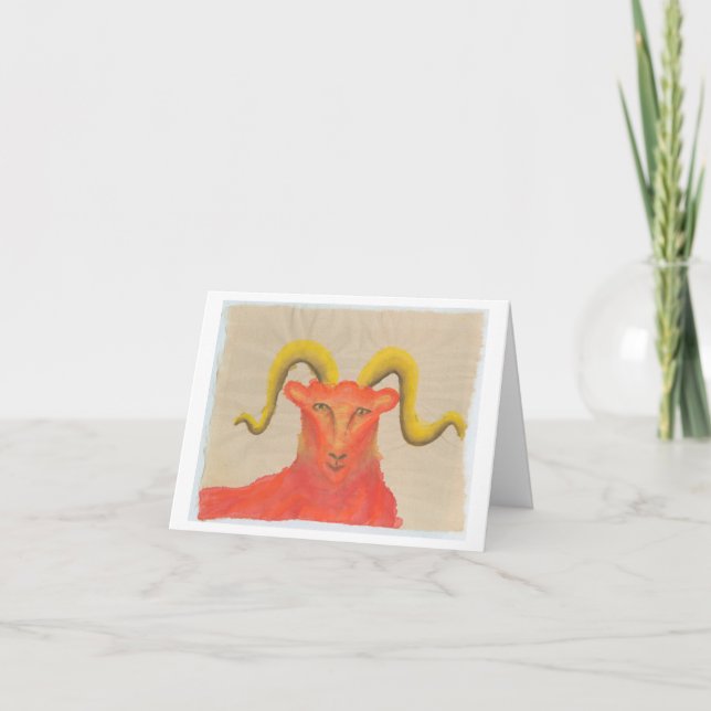 Cartão Aries Birthday (Frente)