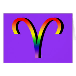 Cartão Aries de GLBT