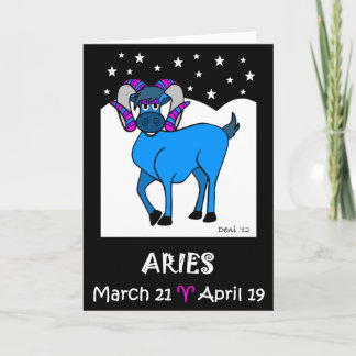 Cartão Aries Greeting Card