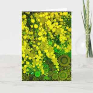 Cartão Aristic Yellow Mimosa Flower Blank Greeting Card