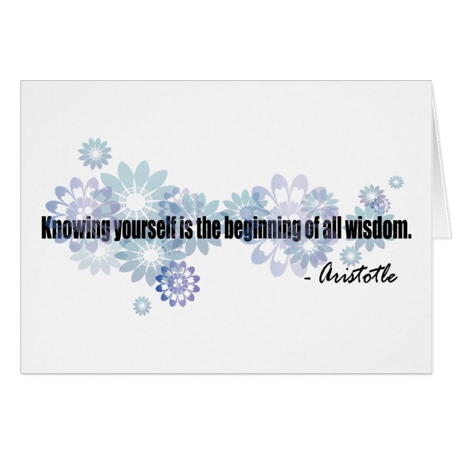 Cartão Aristóteles (Frente Horizontal)