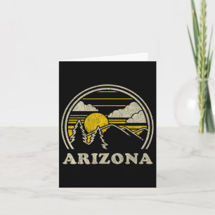 Cartão Arizona Az T Camisa Vintage Montanhas Hiperligação