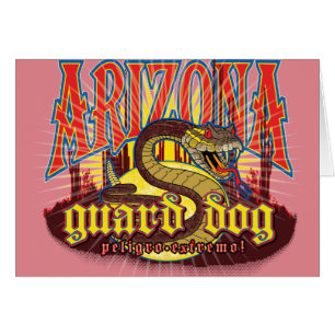 Cartão Arizona de Cobra de na Guarda