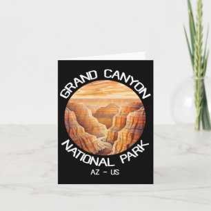 Cartão Arizona do Parque Nacional dos Estados Unidos a ca