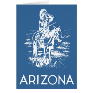 Cartão Arizona do vintage