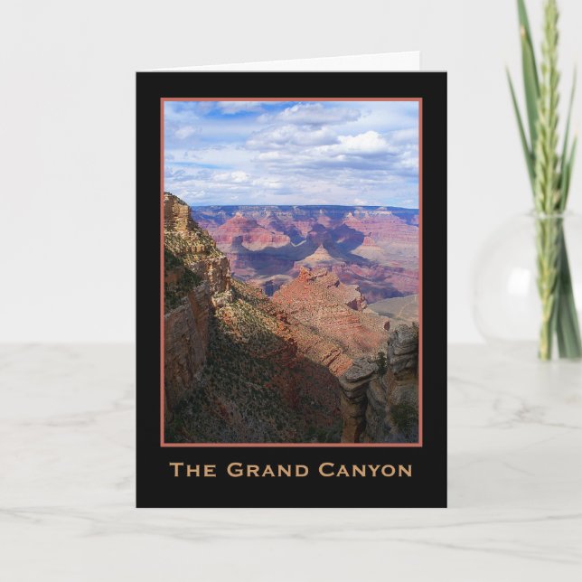 Cartão Arizona Grand Canyon South Rim Greeting Card (Frente)