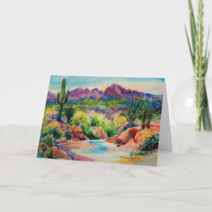 Cartão Arizona Landscape greeting card