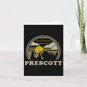 Cartão Arizona Prescott Az T Shirt Vintage Hiking Mountai