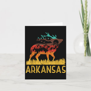 Cartão Arkansas - amor natureza vintage caminhada 70s 80s