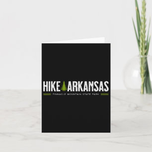 Cartão Arkansas Hike Pinnacle Mountain State Park Retro G