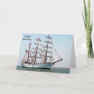 Cartão ARM Cuauhtemoc Marinho mexicano alto navio Anivers