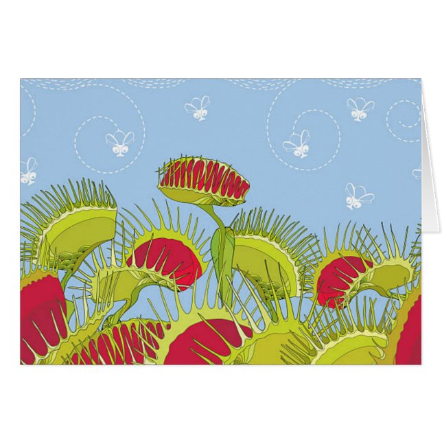 Cartão armadilha azul (Frente Horizontal)