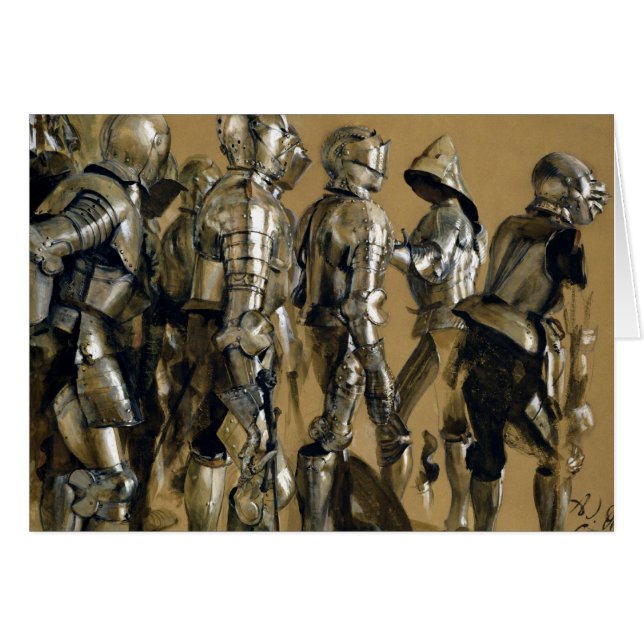 Cartão Armadura, 1866 (Frente Horizontal)