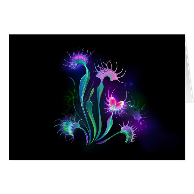 Cartão Armando Venus Flytrap (Frente horizontal)