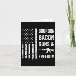 Cartão Armas Bourbon Bacon & Liberdade - Churrasco Gr